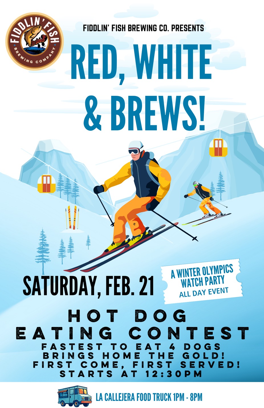 Red, White, & Brews Olympics Watch Party event photo