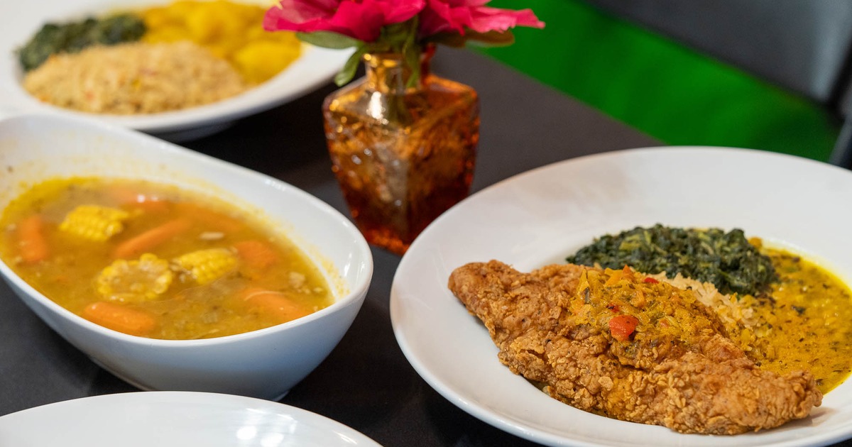 Assorted food dishes