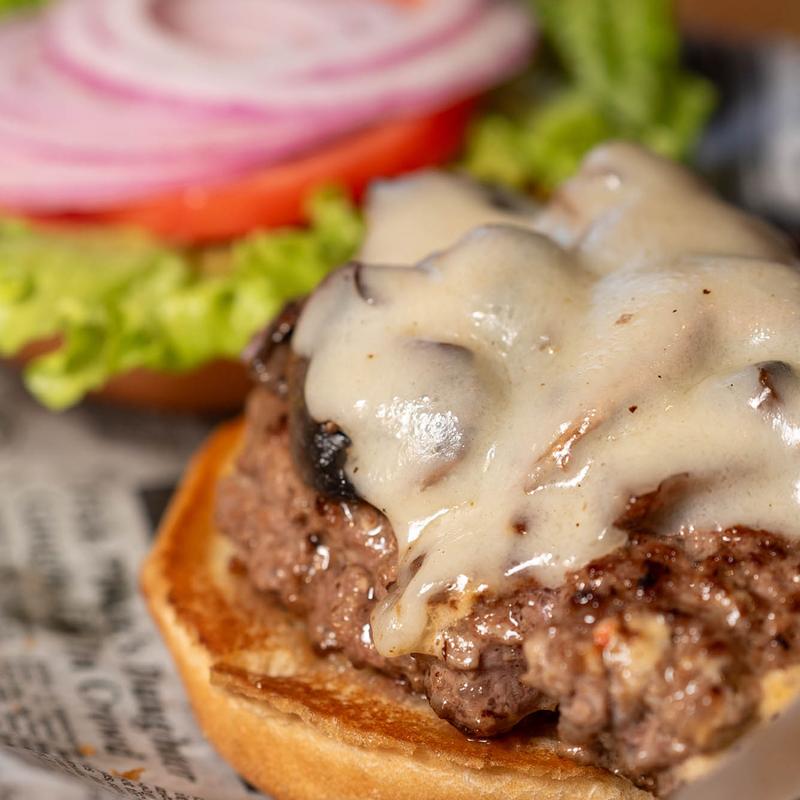 Mushroom Swiss Burger photo