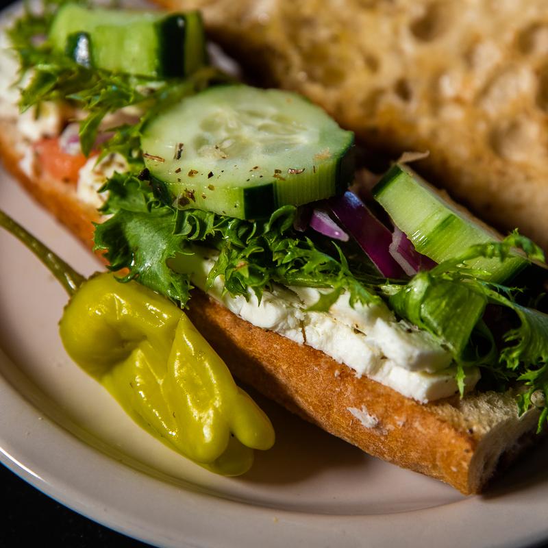 menu item 5 of 43, The Baguetta (V)