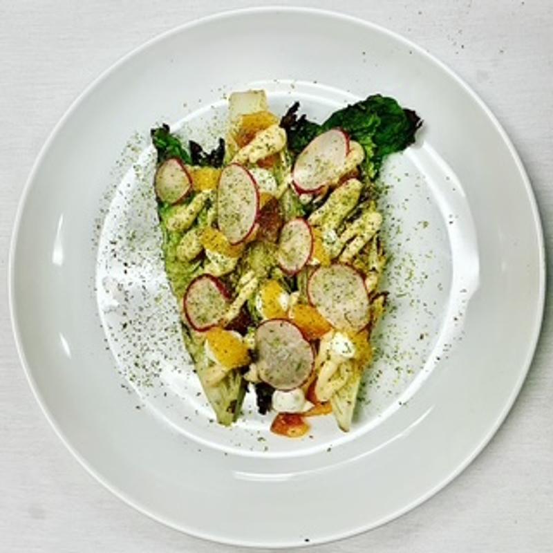Charred Romaine Caesar photo