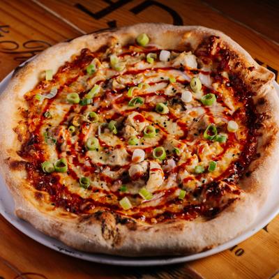 Asian Chicken pizza.