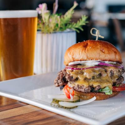 White Rabbit Kitchen Smashburger.