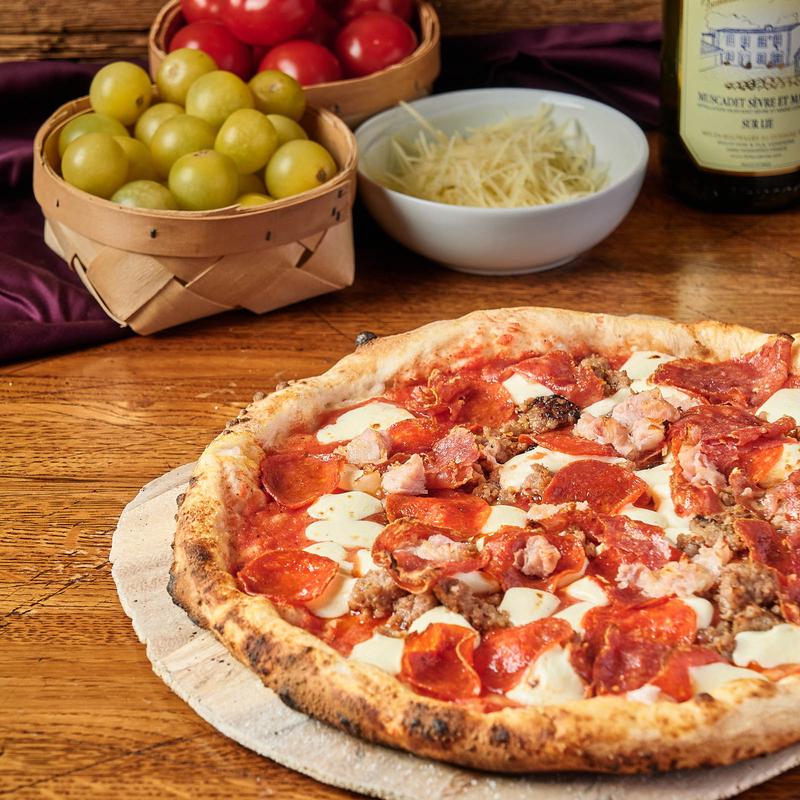 Medium Meatball Pizza photo