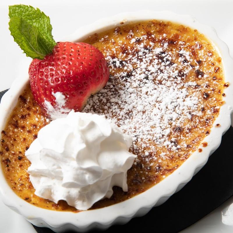 Mango Creme Brulee photo