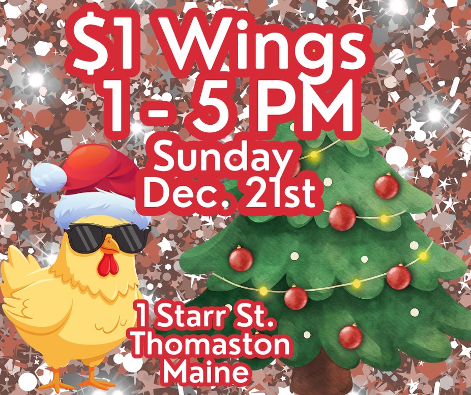 $1 Wing Sunday 1 - 5 PM event photo