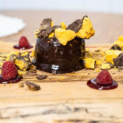 Chocolate Sponge Candy Cheesecake