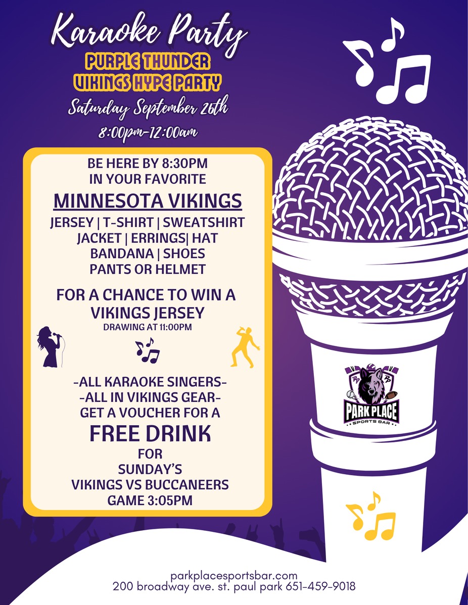 PURPLE THUNDER KARAOKE PARTY event photo