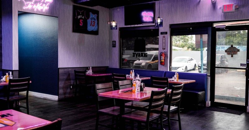 Interior seating space