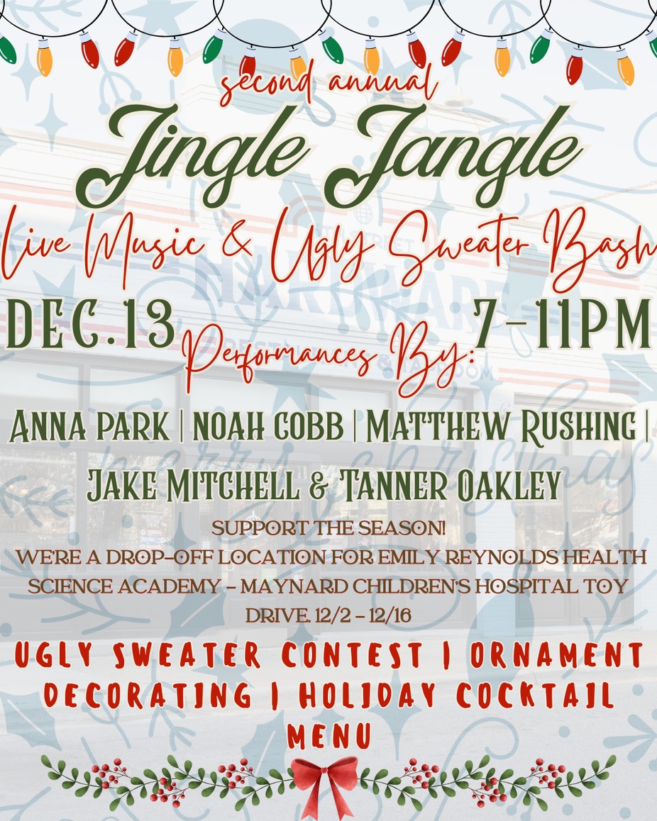 Second Annual Jingle Jangle: Live Music & Ugly Sweater Bash event photo