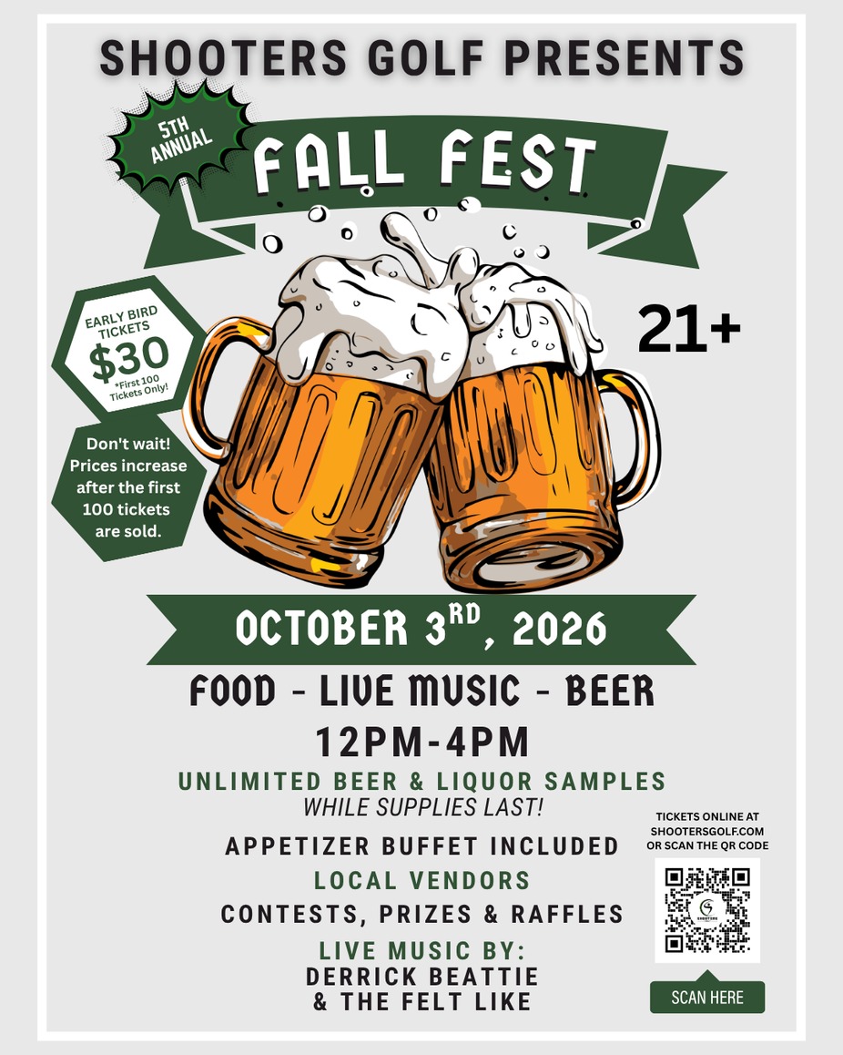 5th Annual Fall Fest at Shooters Golf event photo