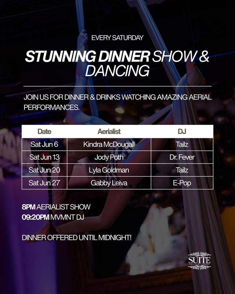 Dinner Show and Dancing every Saturday event photo