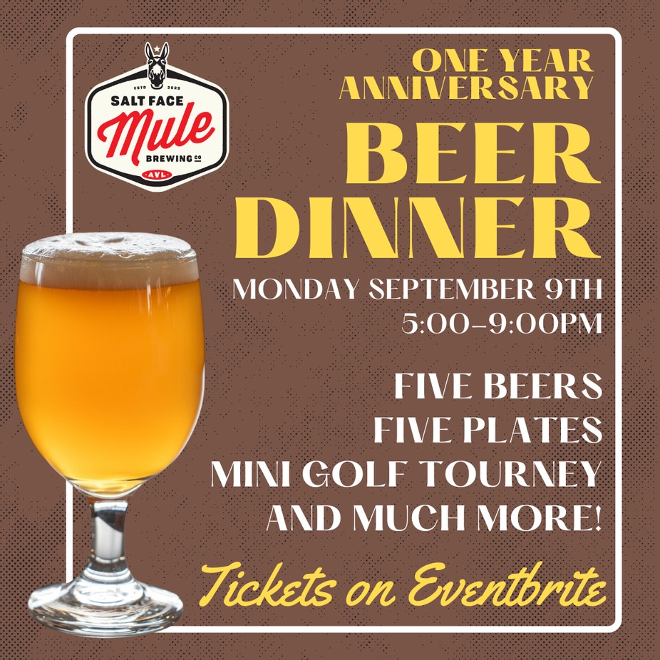 One Year Anniversary Beer Dinner event photo