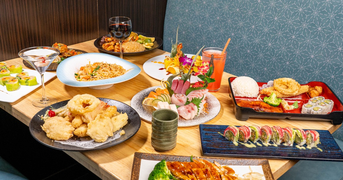 Assorted food dishes