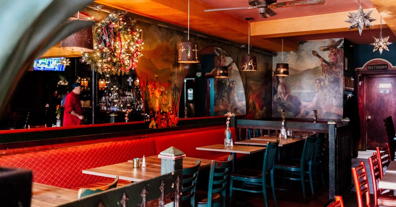 Interior, seating area