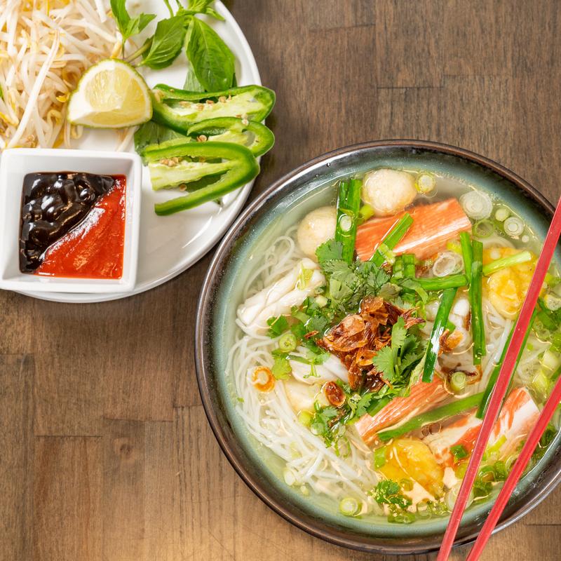 Hu Tiu (Rice Noodle Soup) photo