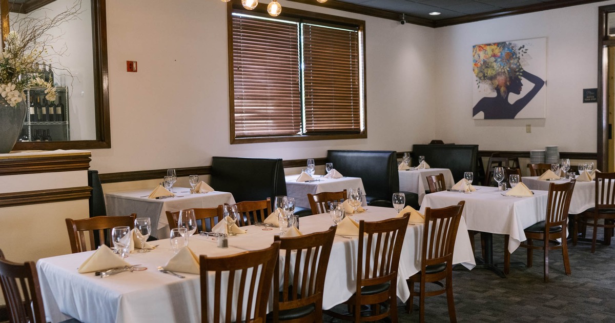 Interior, dining area