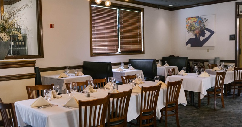 Interior, dining area