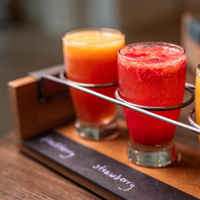 Mimosa flight, close up.