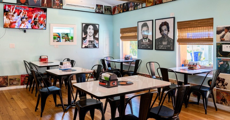 Nicely done interior dining area