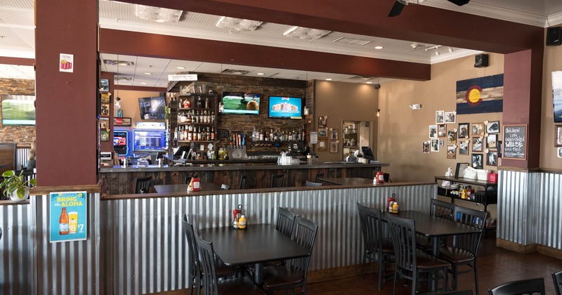 Interior, chairs and tables