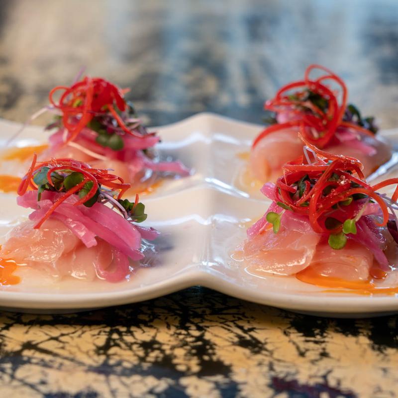 Hamachi Crudo photo
