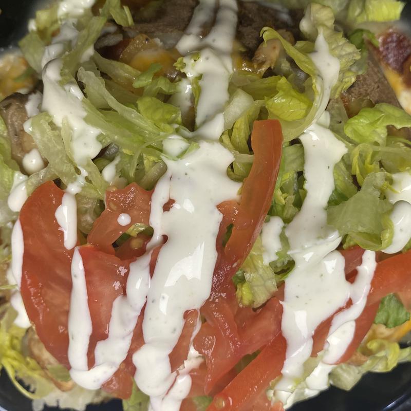 menu item 58 of 59, Loaded Chicken Potato Boat (GF)