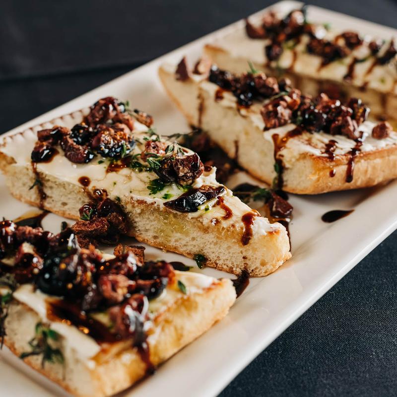 Goat cheese toast photo