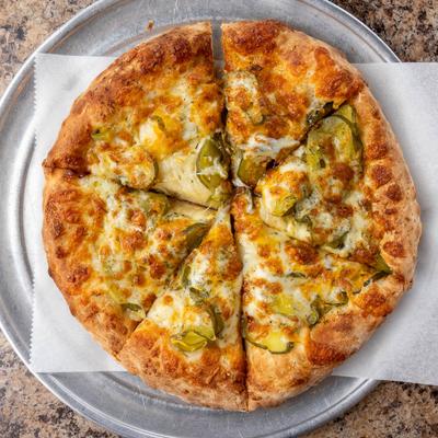 Dill pickle pizza.