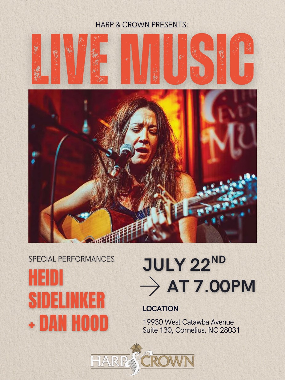 Heidi Sidelinker & Dan Hood - Live Music at Harp & Crown event photo