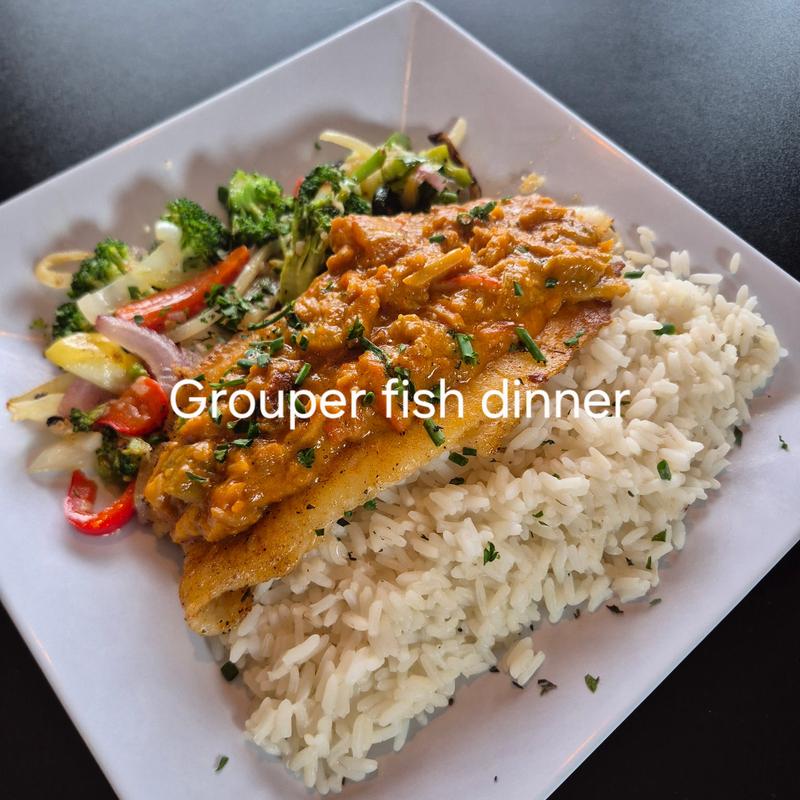Blackened Grouper Dinner photo