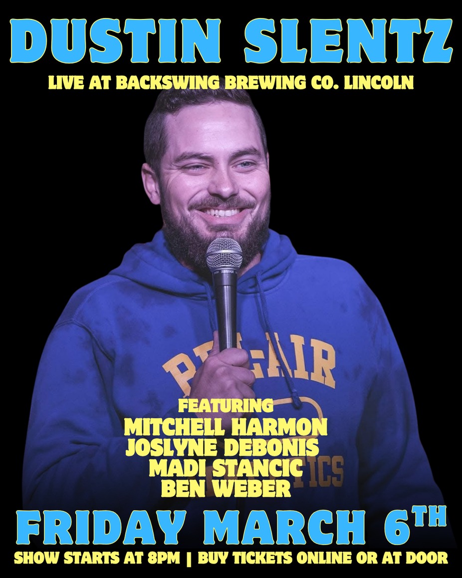 Dustin Slentz Standup Comedy Night at Backswing Brewing Co. (Lincoln) event photo