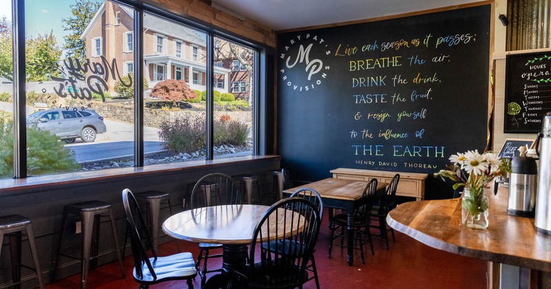 Interior, seating space