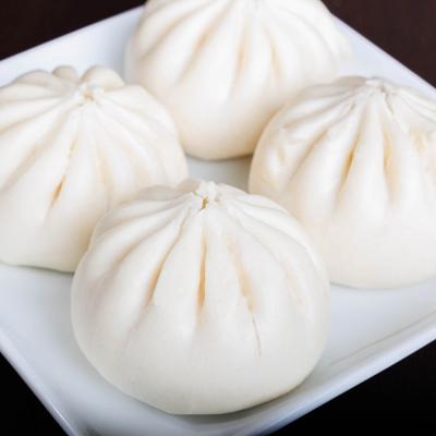 Close-up of pork buns.