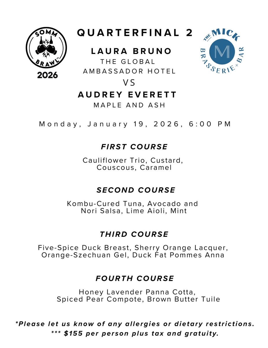 🍷 SOMM BRAWL 2026 – Quarter Final 2 event