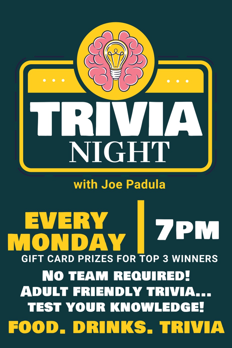 Monday Night Trivia event photo