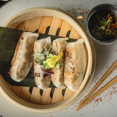 Served Gyoza.