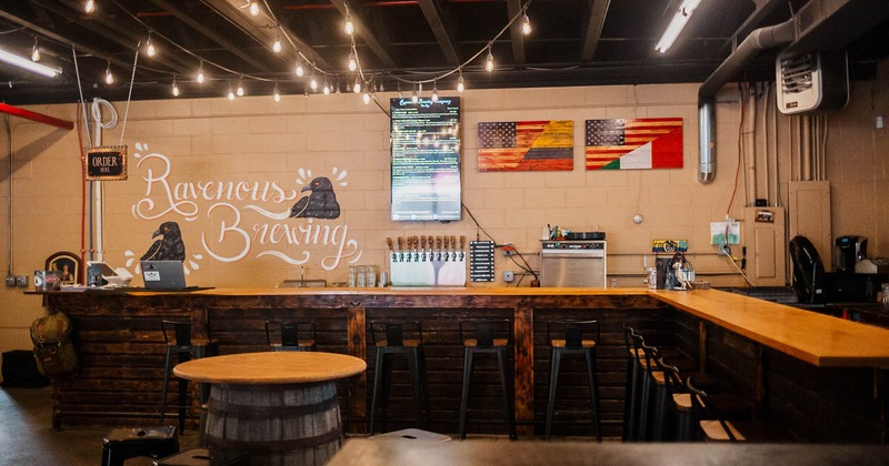 Interior, brewing bar