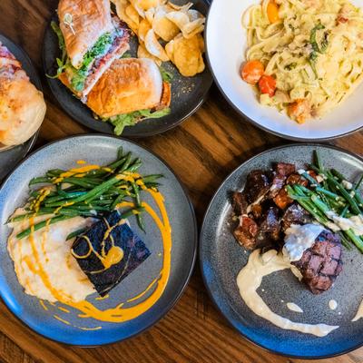 Various food on the table