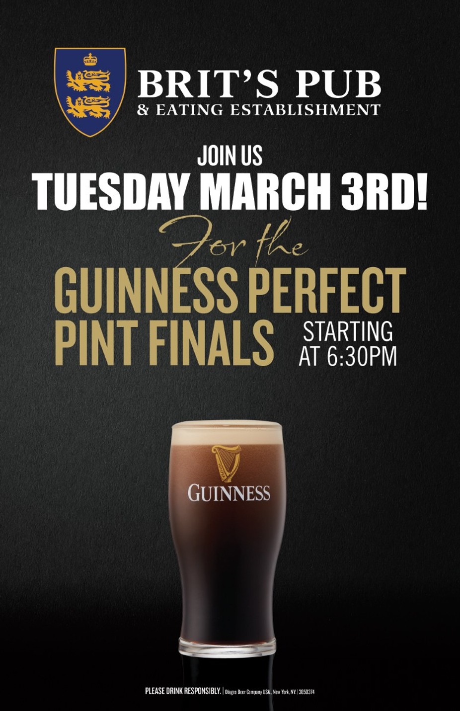 Guinness Perfect Pint Contest event photo