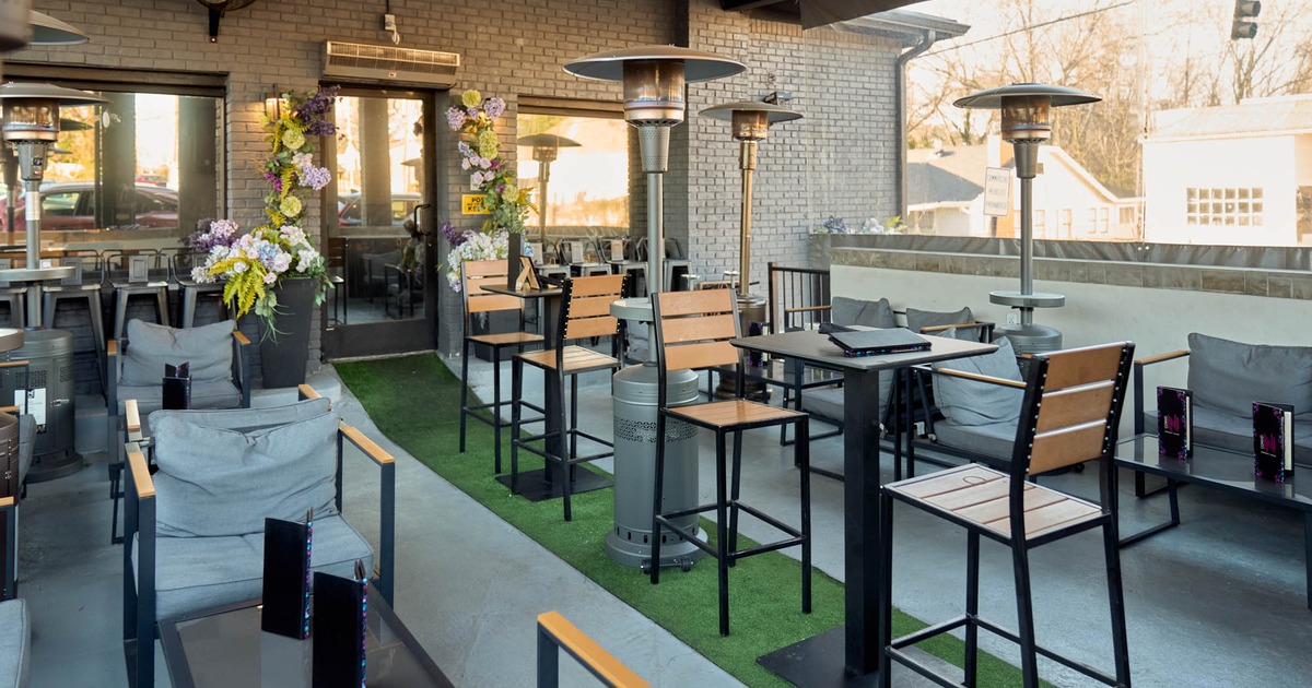 Exterior seating area