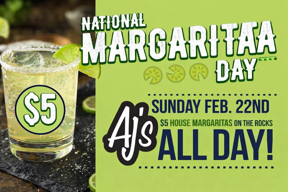Celebrate National Margarita Day at AJ's event photo