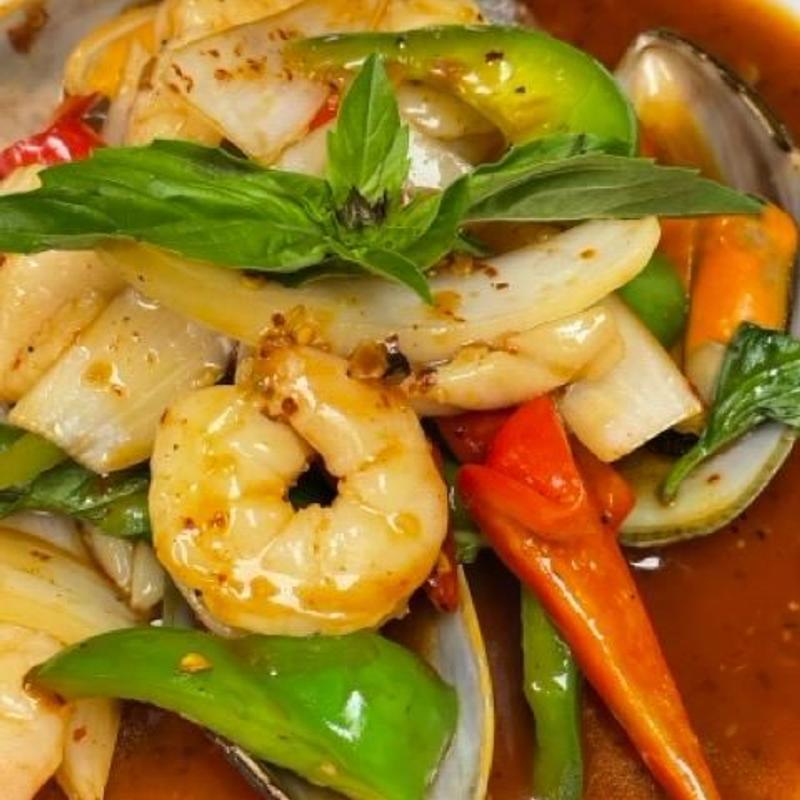 menu item 57 of 81, Spicy Mix Seafood