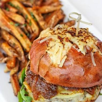 French Onion Burger