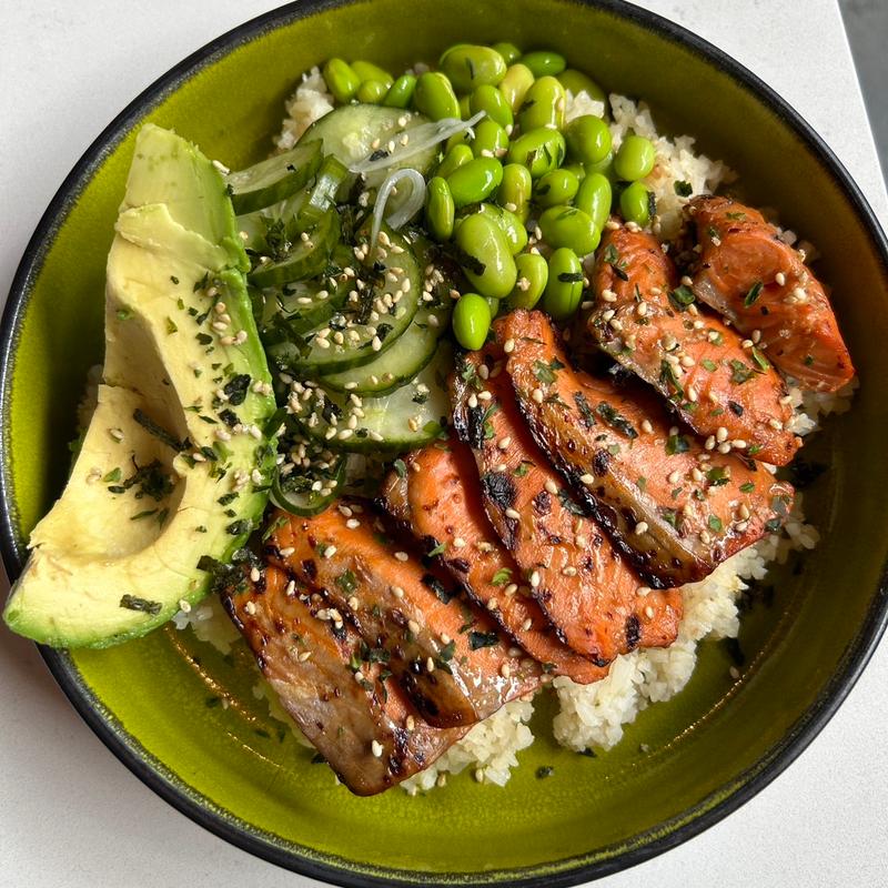 Teriyaki Salmon Rice photo