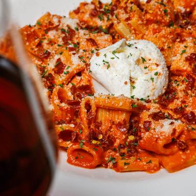 Burrata Pasta.