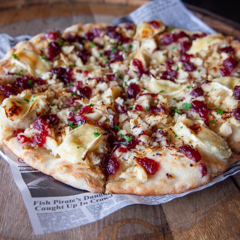 Cranberry Brie Chicken Pizza photo
