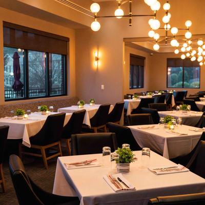 Interior, dining area.
