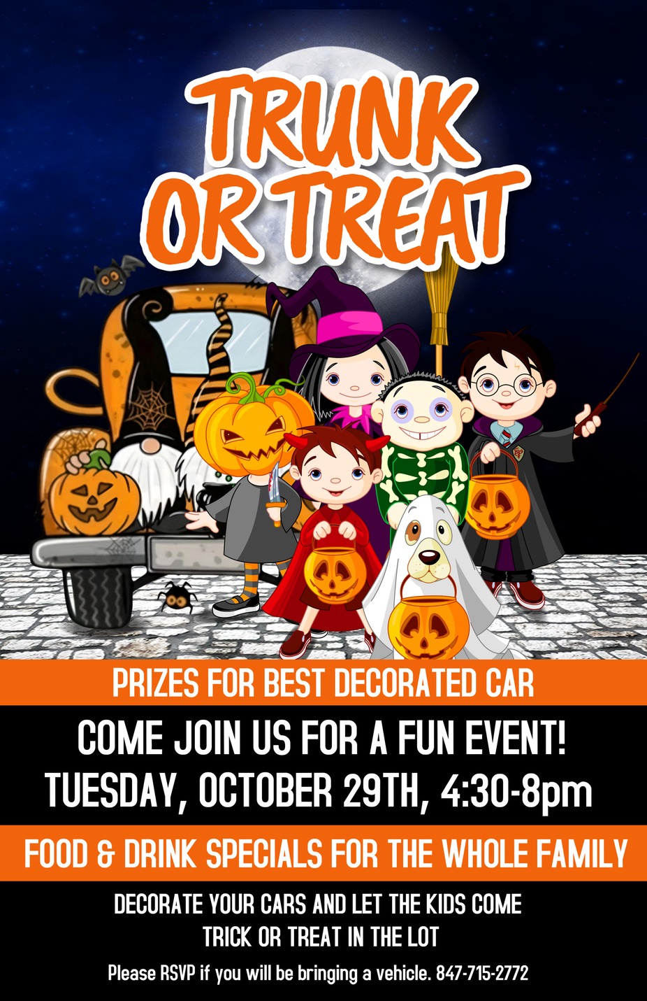 TRUNK OR TREAT - Prizes for Best Decorated Car event photo