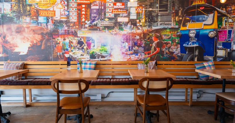 Interior seating area